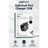 Acefast Fast dual port charger USB-C & UCB-C 25w