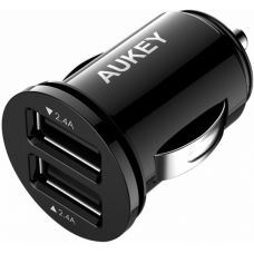 АЗУ AUKEY Flush Fit 2 USB 2.4 A