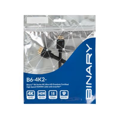 HDMI кабель Binary HDMI B6 4K Ultra HD Premium Certified High Speed 4.0м