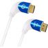 HDMI кабель Oehlbach PERFORMANCE Shape Magic 90 UHD White 1,0 m