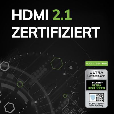 HDMI-кабель Oehlbach PERFORMANCE Black Magic MKII, UHS HDMI 5,0m white, D1C92497