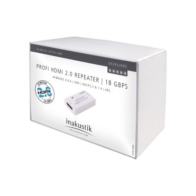 HDMI повторитель In-Akustik Exzellenz Profi HDMI 2.0 Repeater 18 GbpS #00912004