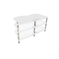 Стойка под Hi-Fi Bassocontinuo CYMBALON 2.1 Inside White 240 mm (ножки серебро)