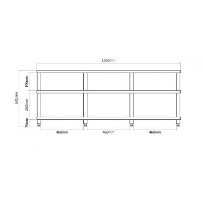 Hi-Fi стойка VOXmodule CASA 03/3 Орех