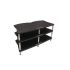 Стойка под Hi-Fi Bassocontinuo CYMBALON 2.1 Cerbero Black bottom shelf (ножки серебро)