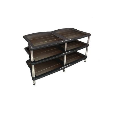 Стойка под Hi-Fi Bassocontinuo CYMBALON 2.1 Wenge bottom shelf (ножки серебро)