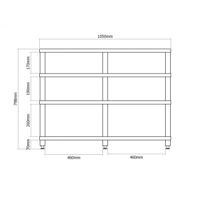 Hi-Fi стойка VOXmodule CASA 02/4 Орех