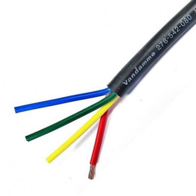 Акустический кабель Van Damme негорючий бездымный инсталяционный Install Grade LSZH Ecoflex 4 x 2,5мм2 цвет чёрный (278-542-080)