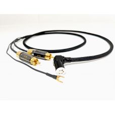 Кабель межблочный фоно Purist Audio Design Jade Phono Cable DIN-RCA Diamond Revision (angle) 1.2m