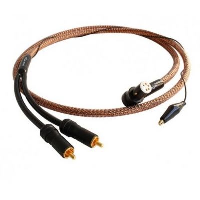 Кабель межблочный Zavfino The Cove Phono Cable w/24K Right Angle DIN-RCA (1.2M)