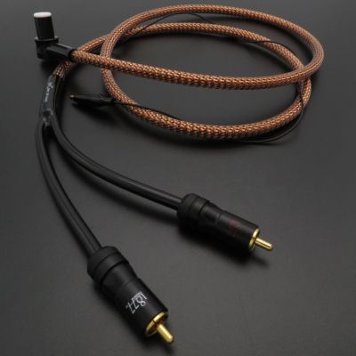 Кабель межблочный Zavfino The Cove Phono Cable w/24K Right Angle DIN-RCA (1.2M)