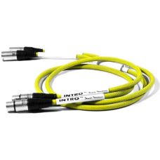 Кабель межблочный аудио Black Rhodium INTRO XLR-XLR Yellow 1.0 m