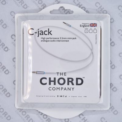 Кабель межблочный аудио Chord Company C-Jack 3.5mm Stereo to 3.5mm Stereo 1m