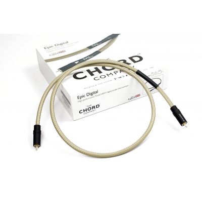 Кабель межблочный аудио Chord Company Epic digital RCA 0.5m