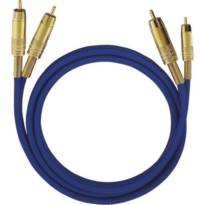 Кабель межблочный аудио Oehlbach PERFORMANCE NF 1 Master Set 1 x 2,0m, blue, D1C2035