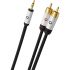 Кабель Oehlbach PERFORMANCE i-Connect jack/2RCA, 5m black, D1C60006