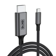 Кабель межблочный аудио Dr.HD Type-C - HDMI 3 m