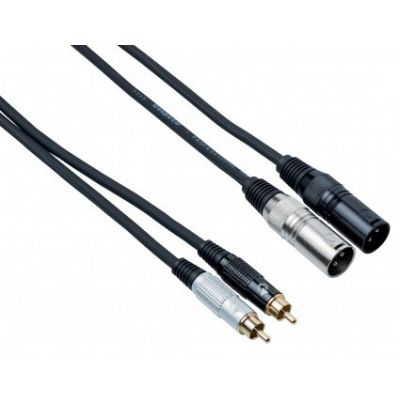 Кабель межблочный 2XLR-2RCA Bespeco EAY2X2R300 3 m