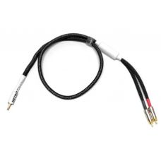 Кабель межблочный аудио Black Rhodium INTRO 3.5mm.jack-2 RCA Black 1,0 m