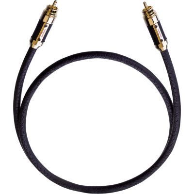 Цифровой кабель Oehlbach STATE OF THE ART XXL Black Connection Cable RCA, 1x1,0m, gold, D1C13826