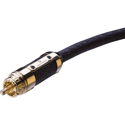 Цифровой кабель Oehlbach STATE OF THE ART XXL Black Connection Cable RCA, 1x1,0m, gold, D1C13826