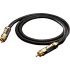 Цифровой кабель Oehlbach STATE OF THE ART XXL Black Connection Cable RCA, 1x1,0m, gold, D1C13826