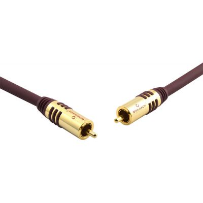 Кабель межблочный аудио Oehlbach PERFORMANCE NF Sub-cable cinch/cinch2, 2.0m mono black, D1C21532