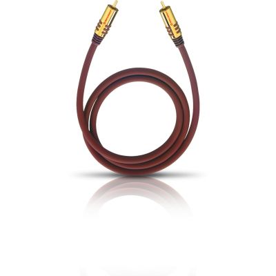 Кабель межблочный аудио Oehlbach PERFORMANCE NF Sub-cable cinch/cinch2, 8.0m mono black, D1C21538