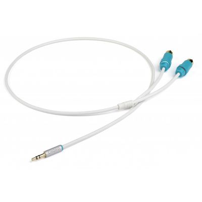 Кабель межблочный аудио Chord Company C-Jack 3.5mm Stereo to 2RCA 0.75m