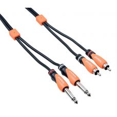 Кабель межблочный 2Jack-2RCA Bespeco SLY2JR300 3 m