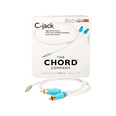Кабель межблочный аудио Chord Company C-Jack 3.5mm Stereo to 2RCA 1m