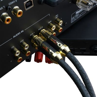 Межкомпонентный кабель Oehlbach STATE OF THE ART XXL Black Connection Cable RCA, 2x0,75m, gold, D1C13832