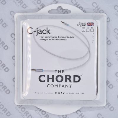 Кабель межблочный аудио Chord Company C-Jack 3.5mm Stereo to 3.5mm Stereo 0.75m