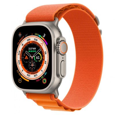 Apple Watch Ultra GPS + Cellular 49mm ремешок Alpine Оражевый