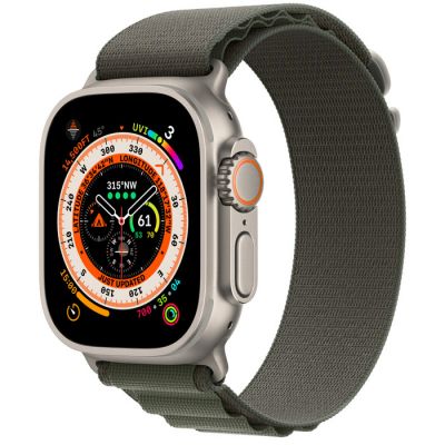 Apple Watch Ultra GPS + Cellular 49mm ремешок Alpine Зеленый