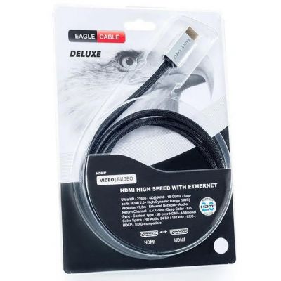 HDMI кабель Eagle Cable DELUXE II High Speed HDMI Ethern, 1.5m #10012015