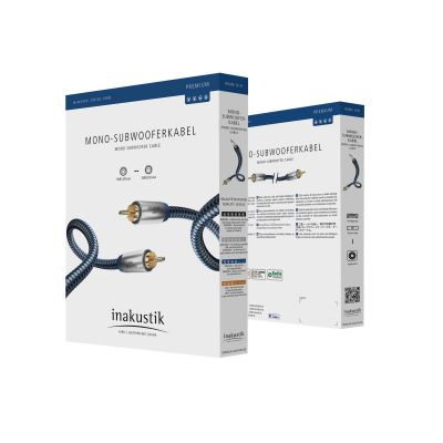 Кабель межблочный In-Akustik Premium Mono Sub Cable 2.0m #00408021