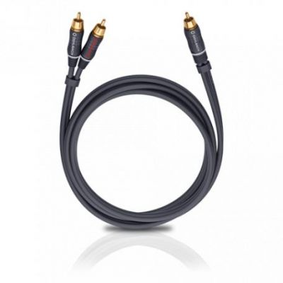 Кабель межблочный аудио Oehlbach BOOOM! Y-adapter cable anthracite 5,0 m (23705)