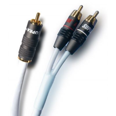 Кабель межблочный Supra Y-Link RCA 10.0m (White)