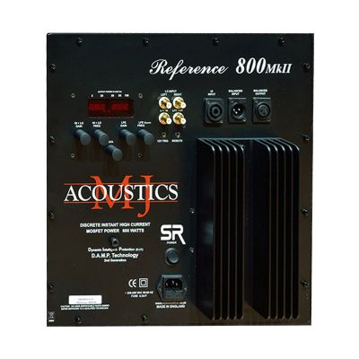 Сабвуфер MJ Acoustics Reference 800Mk2-FF SR black ash
