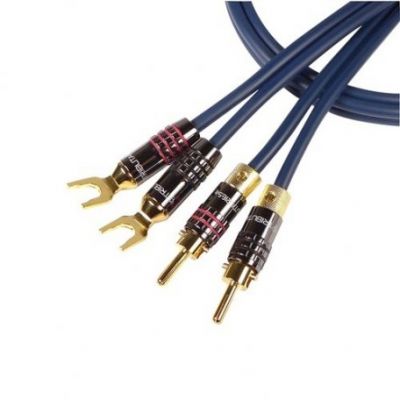 Акустический кабель Tributaries 8 Speaker 12AWG Spade Lug + Banana 1.8м