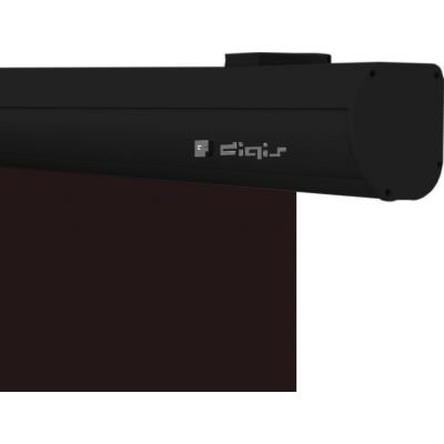 Экран настенный с электроприводом Digis Ellipse DSEES-16903B_90 MW, корпус Черный, 16:9, 104", 240x220 (230x130), RS232, ИК, пульт ДУ, триггер