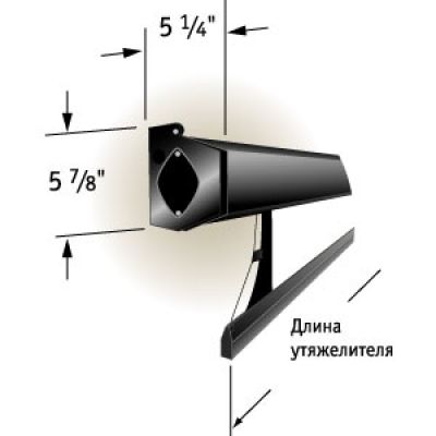 Экран Draper Premier HDTV (9:16) 269/106" 132*234 XT1000V (M1300) ebd 30" case black