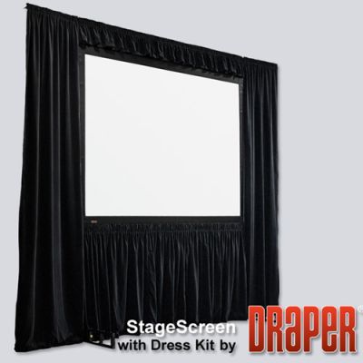 Экран Draper Stagescreen 1049/413" 514*914 BM1300 (black backed)