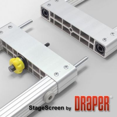 Экран Draper Stagescreen HDTV (16:9) 1400/551" 686*1219 BM1300 (black backed, no legs)