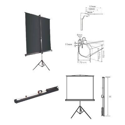 Экран Classic Solution Classic Gemini (1:1) 153x153 (T 147x147/1 MW-LU/B)