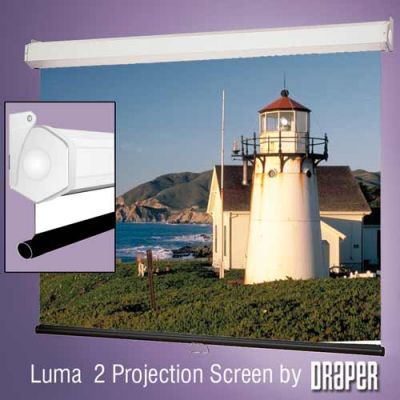 Экран Draper Luma 2 AV (1:1) 70/70" 178*178 MW (XT1000E) case white 206003