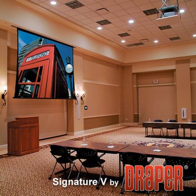 Экран Draper Signature/V HDTV (9:16) 409/161" 201*356 XH600V (HDG) ebd 12"