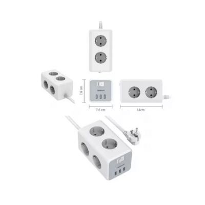 Сетевой фильтр Tessan TS-306 grey
