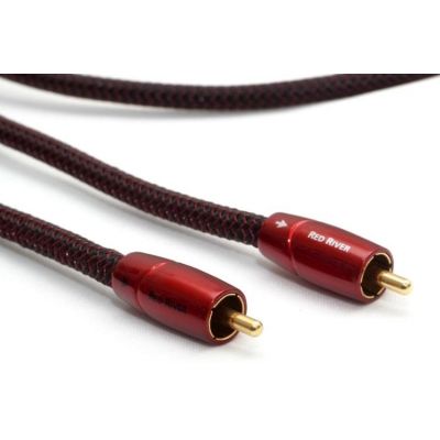 Кабель межблочный аудио AudioQuest Red River RCA-RCA, 0.5 м